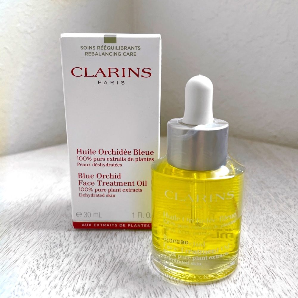 Clarins Blue Orchid Face Treatment Oil. New!
